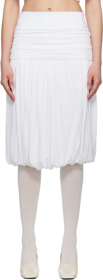 Nicklas Skovgaard White Petra Midi Skirt