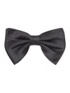 Nicky Silk Bow Tie In Black