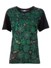 Nico Cactus Print T-shirt In Green