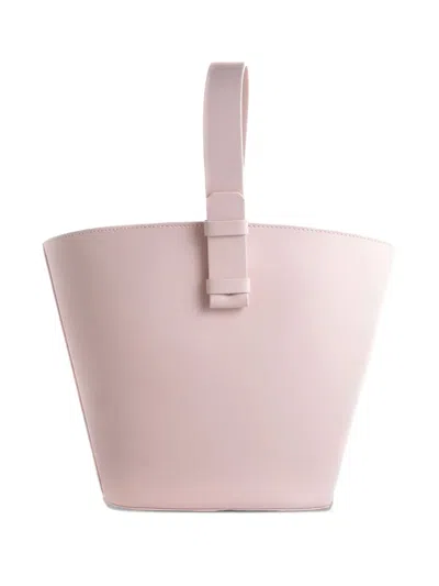 Nico Giani Leather Top-handle Tote Bag In Pink