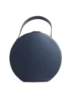 Nico Giani Tunilla Circle-handle Leather Tote Bag In Blue