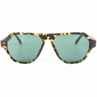 Nico Men's Black / Brown / Gold  V - Matte Acacia Tortoise