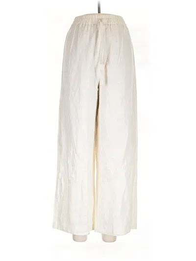 Pre-owned Nico, Nicholson & Nicholson Linen Pants In White
