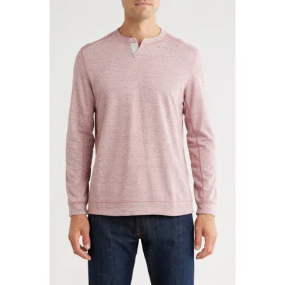 Nicoby Mélange Reversible Long Sleeve Shirt In Orange