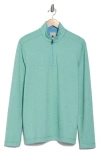Nicoby Mélange Reversible Quarter Zip Sweatshirt In Multi