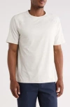 Nicoby Performance Mini Stripe Raglan T-shirt In Brown