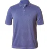 Nicoby Polynosic Short Sleeve Polo In Dusty Purple