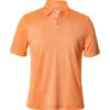 Nicoby Polynosic Short Sleeve Polo In Tangerine