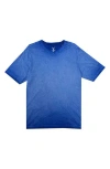 Nicoby Spray V-neck Pima Cotton T-shirt In Ink