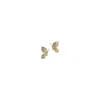 Nicola Bathie Designs Women's Gold Petite Garden Butterfly Studs