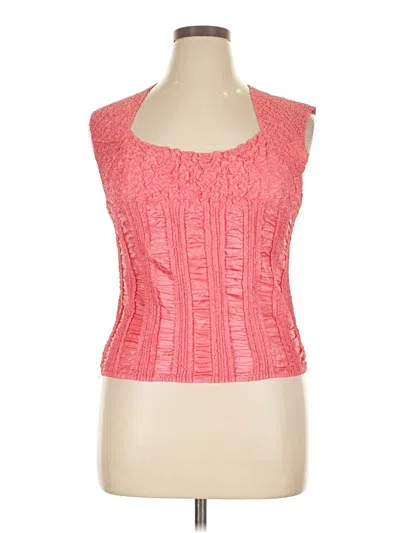 Pre-owned Nicola Sleeveless Blouse In Pink