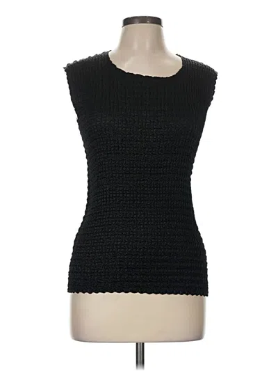 Pre-owned Nicola Sleeveless Top Black Boatneck Tops
