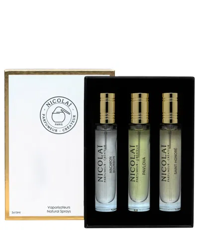 Nicolai Coffret Set 3x15 ml - Pavlova, Macaron Bourbon, Saint Honoré