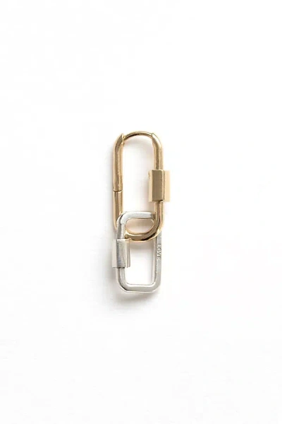 Nicolas Ambrosio Carabiner Single Earring In Gold