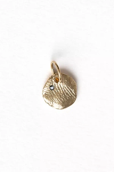 Nicolas Ambrosio Diamond Sun Charm In Gold