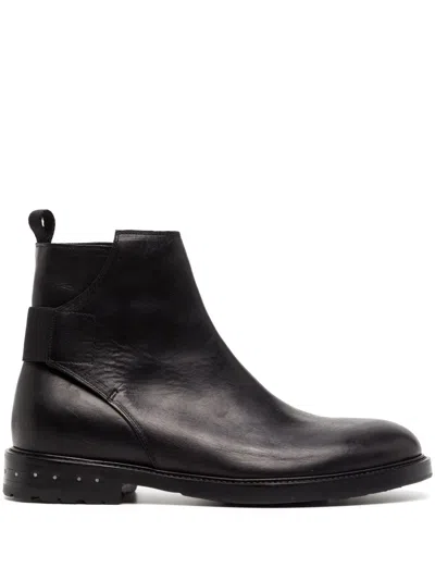 Nicolas Andreas Taralis 30mm Leather Boots In Black