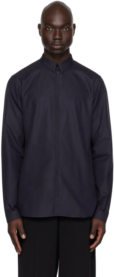 Nicolas Andreas Taralis Black Button-down Shirt In 0 Black