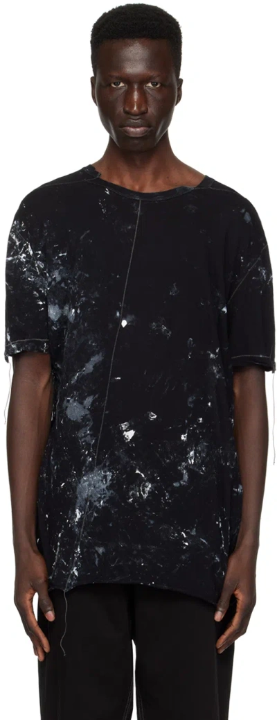Nicolas Andreas Taralis Black Graphic T-shirt In 0 Cm Dark Camo