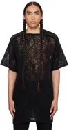 Nicolas Andreas Taralis Black Raglan T-shirt In 0 Black