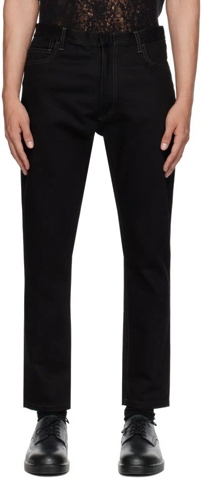 Nicolas Andreas Taralis Black Regular-fit Jeans In 0 Black