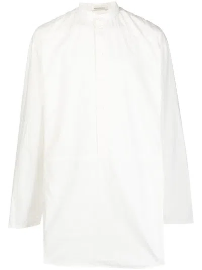 Nicolas Andreas Taralis Button-down Cotton Shirt In White