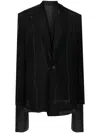 Nicolas Andreas Taralis Wendbares Sakko Im Oversized-look In Black