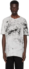 Nicolas Andreas Taralis White Graphic T-shirt In 8 Sc Snow Camo