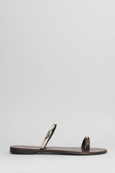 Nicolas Lainas Flats In Brown