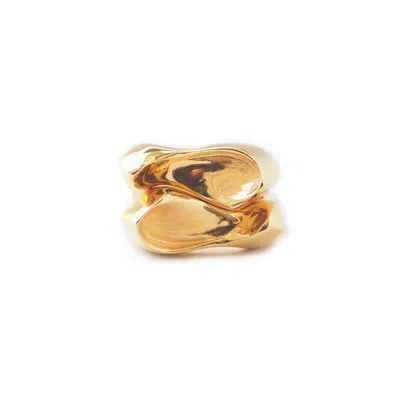 Nicole Amato Women's Fortitude High Tide Ring Set - Gold