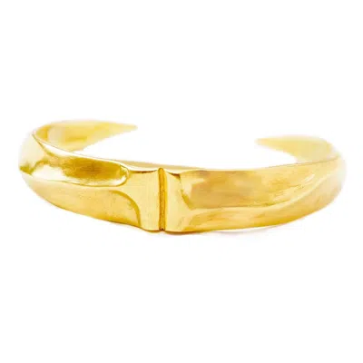 Nicole Amato Women's Fortitude Large Bangle Cuff Bracelet - Gold