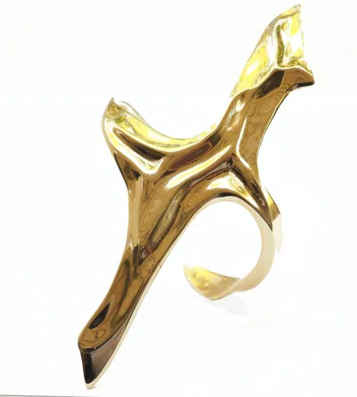 Nicole Amato Women's Gold Allongé Cuff Bracelet