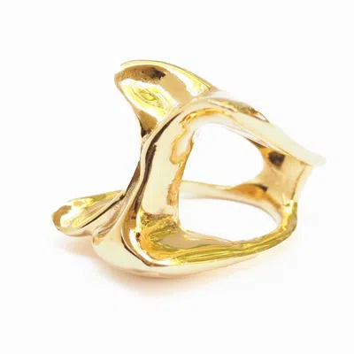 Nicole Amato Women's Gold Cambré Ring