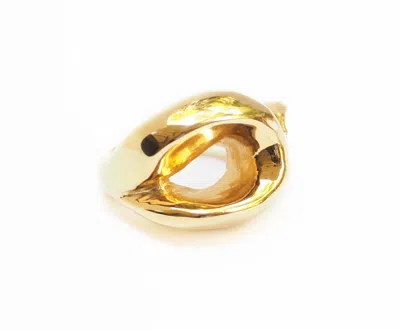 Nicole Amato Women's Gold Devant Ring