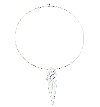 Nicole Amato Women's Gold Lovers Pendant Necklace - Silver