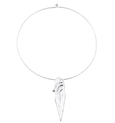 Nicole Amato Women's Gold Lovers Pendant Necklace - Silver