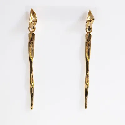 Nicole Amato Women's Gold Pirouette Earrings.