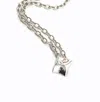 Nicole Amato Women's Small Power Kiss Pendant Necklace - Silver