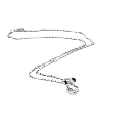 Nicole Amato Women's Waves Small Pendant Necklace - Silver
