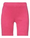 Nicole Baratta Woman Shorts & Bermuda Shorts Fuchsia Size M Viscose, Polyester, Nylon In Pink