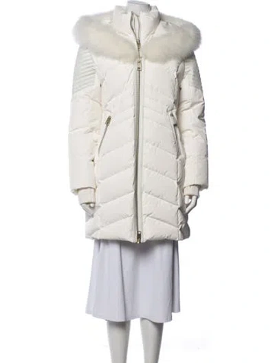 Pre-owned Nicole Benisti Down Coat In Neutrals