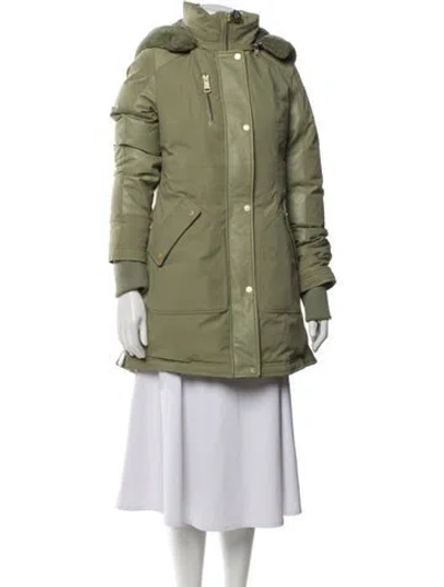 Pre-owned Nicole Benisti Down Coat W/ Tags In Green