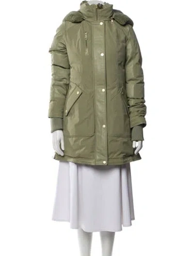 Pre-owned Nicole Benisti Down Coat W/ Tags In Green