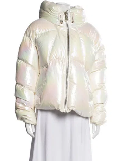 Pre-owned Nicole Benisti Down Jacket In Metallic/neutrals