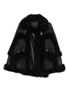 Nicole Benisti Garnier Shearling Jacket In Black