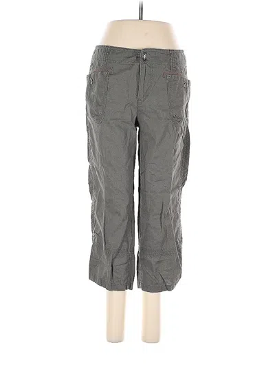 Pre-owned Nicole Benisti Linen Pants In Gray