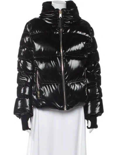Pre-owned Nicole Benisti Nylon Down Jacket In Black