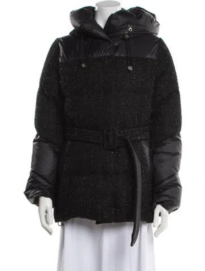 Pre-owned Nicole Benisti Nylon Parka In Black