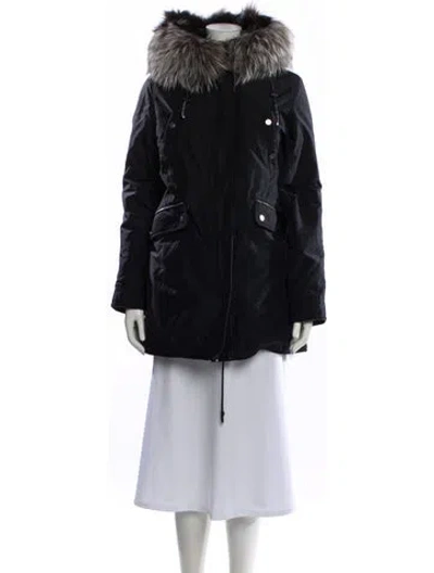 Pre-owned Nicole Benisti Nylon Parka In Black