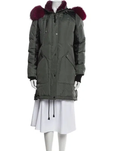 Pre-owned Nicole Benisti Parka In Green