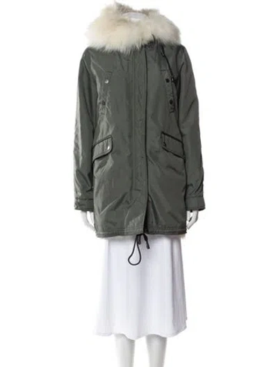 Pre-owned Nicole Benisti Parka In Green